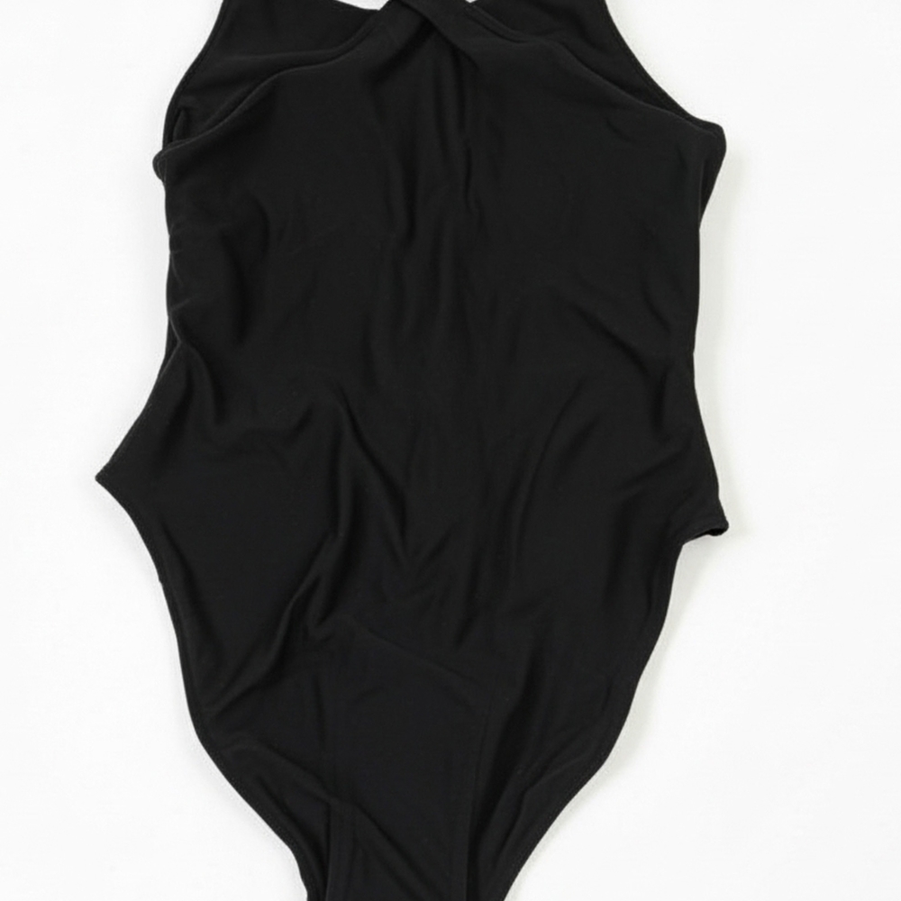 Black One-Piece Swimsuit